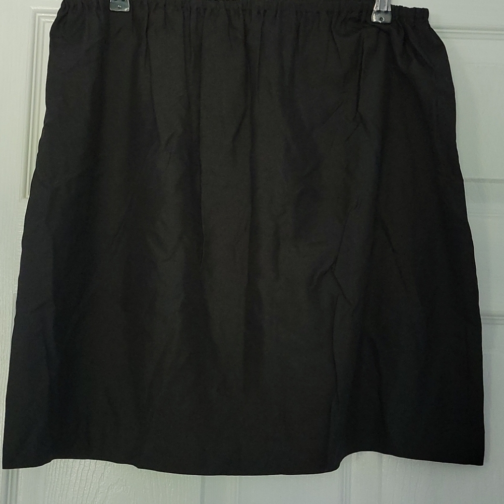 BLACK SILK MINI SKIRT HANDMADE
